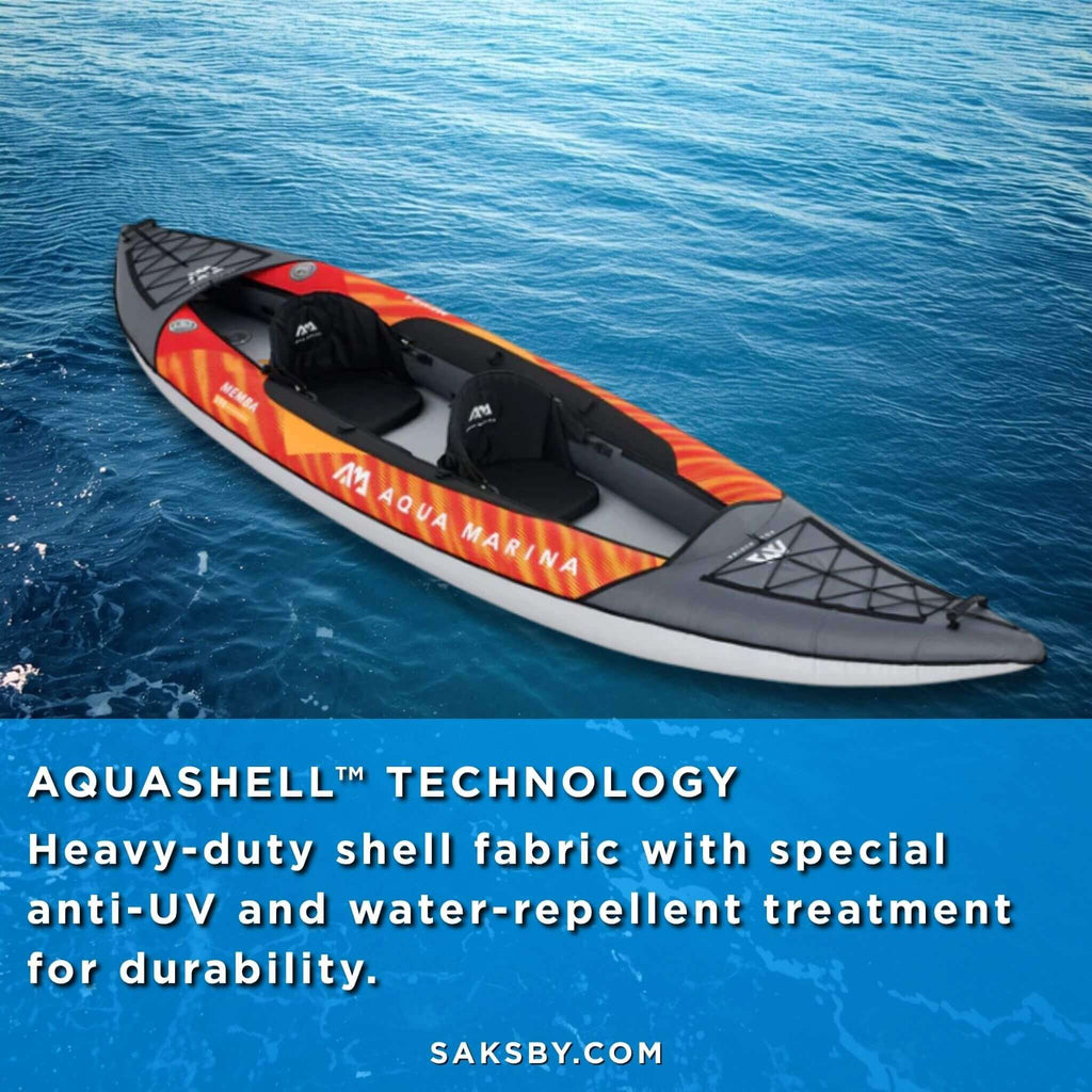 Aqua Marina Memba 390 Premium 12FT 2-Person Touring Kayak With DWF Deck And Paddles [ME-390] (SAK17282) – SAKSBY WHOLESALE, v