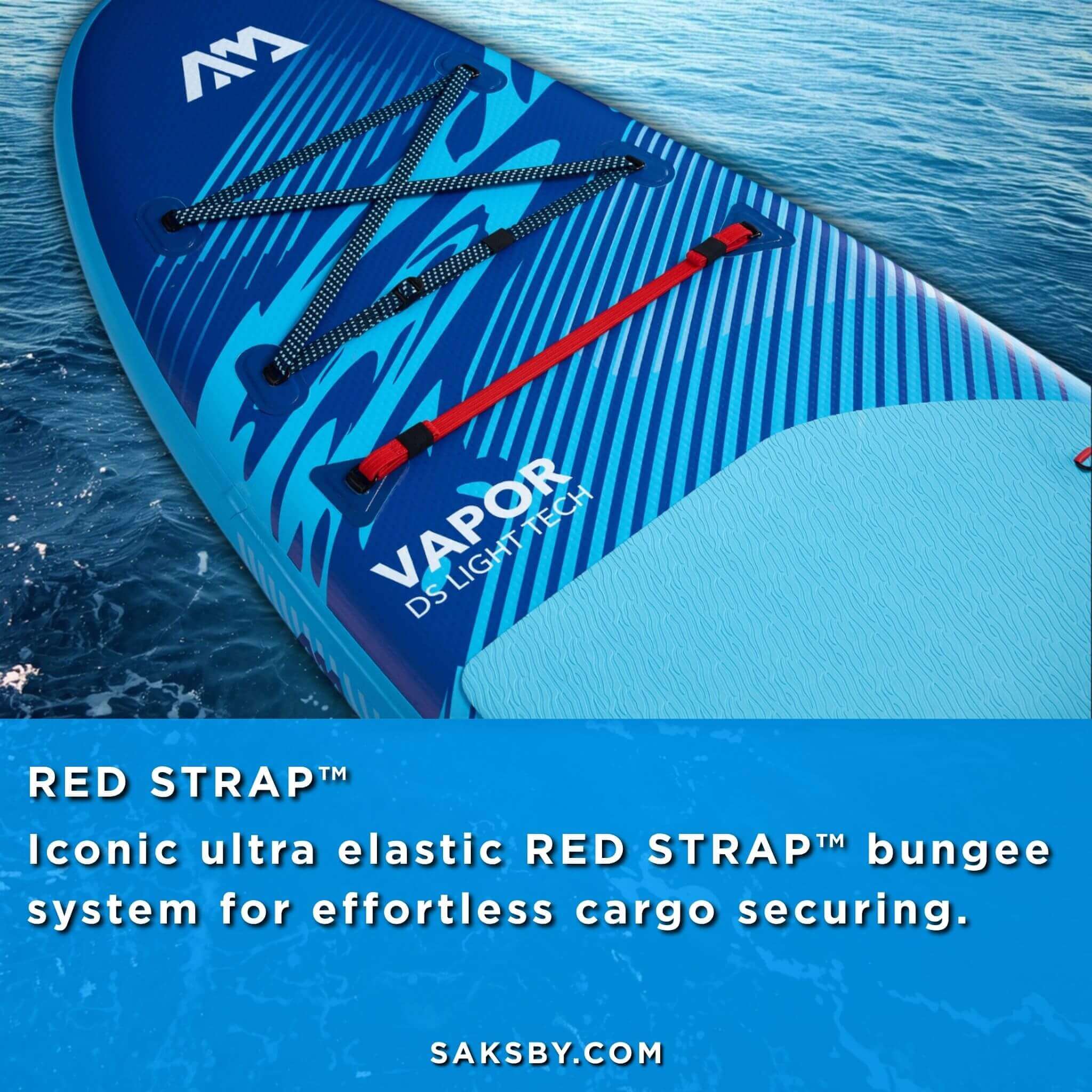 Aqua Marina Vapor 10FT All-Around SUP W/ Sand Ripple Grooved EVA Footpad [BT-23VAP] (SAK60532) – SAKSBY WHOLESALE, view 6