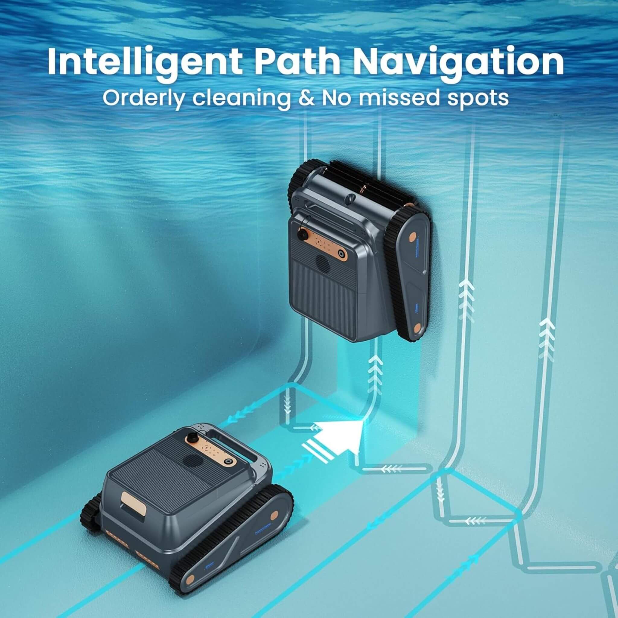 AquaBot Smart Robotic Pool Cleaner With Fast Charging (SAK73916) – SAKSBY WHOLESALE, view 9