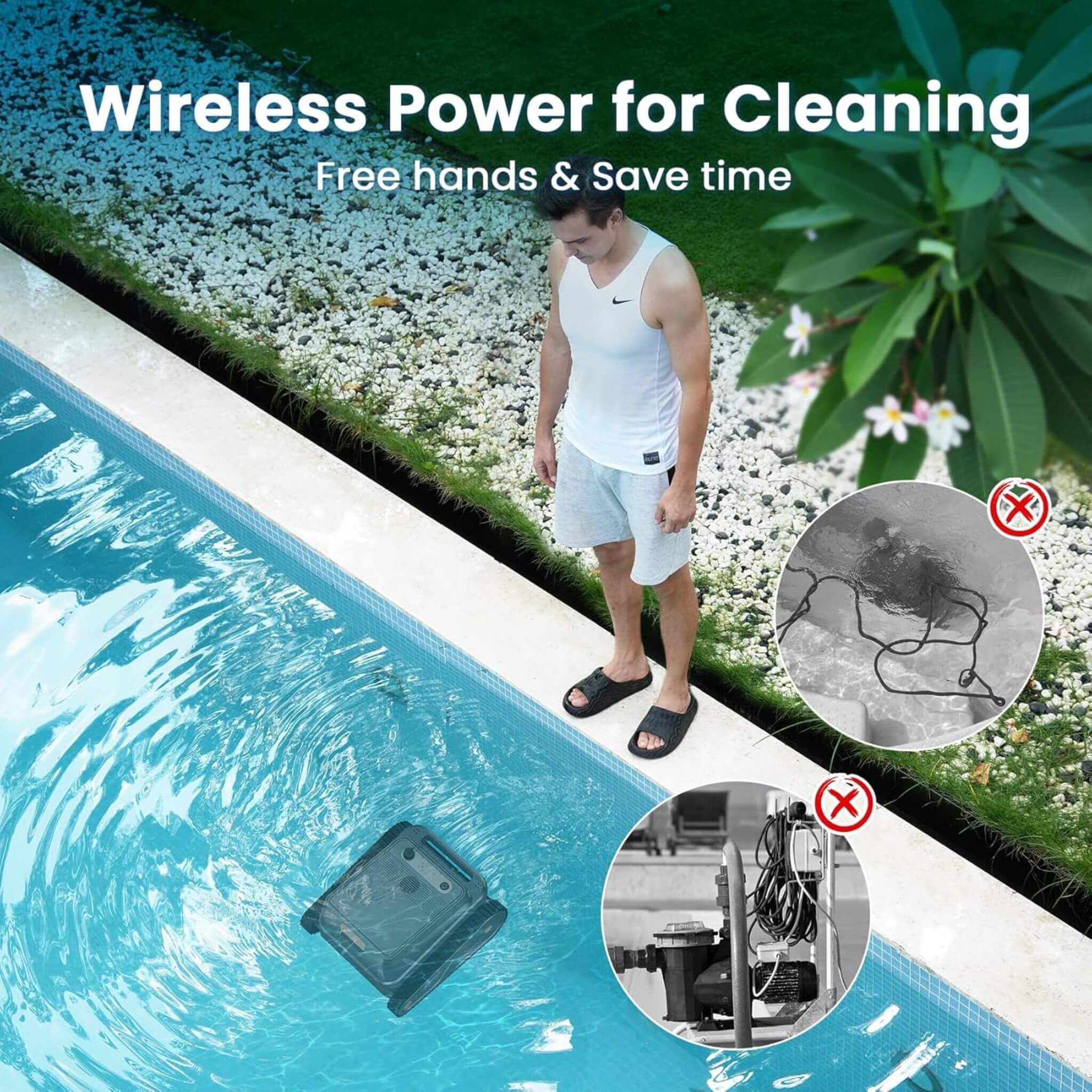 AquaBot Smart Robotic Pool Cleaner With Fast Charging (SAK73916) – SAKSBY WHOLESALE, view 6