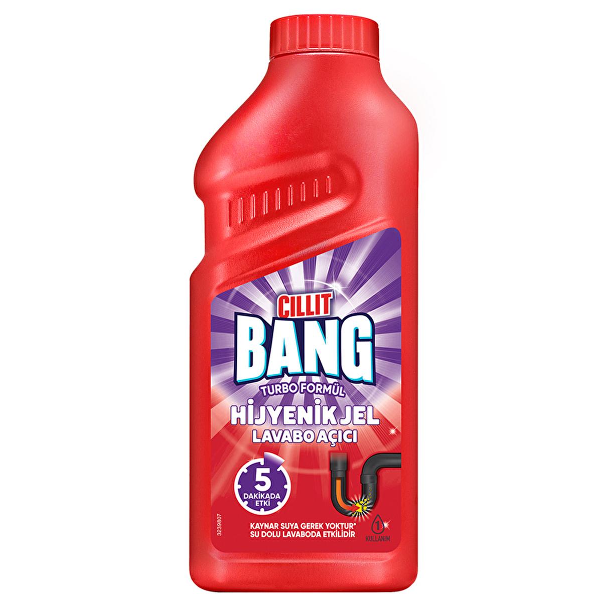 Cillit Bang Drain Cleaner Gel - Effective Clogged Drain Solution for Homeowners, Ammonia-Free, 16.91 fl oz