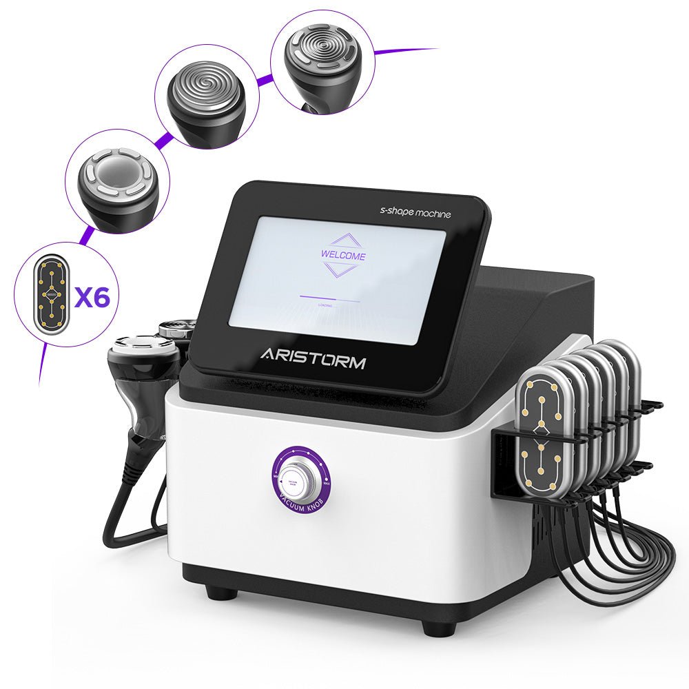Aristorm 4-in-1 S-Shape Ultrasonic Cavitation & RF Lipo Laser System – Cavitation Machines, view 4