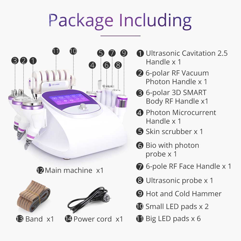 Aristorm 40K Cavitation 2.5 RF Skin Scrubber & Facial System – Cavitation Machines, view 8