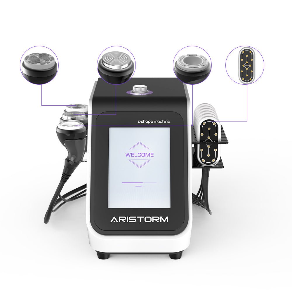 Aristorm S-Shape 4-in-1 Ultrasonic Cavitation & RF LED Lipo Laser System – Cavitation Machines, view 6