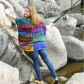 Darn Good Yarn Artfully Yours Poncho Knit Kit — main product shot