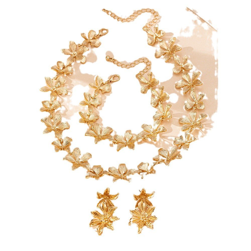Mariam's Collection Artisan Floral Coordinating Jewelry Set (MAC326) — lifestyle worn / used context