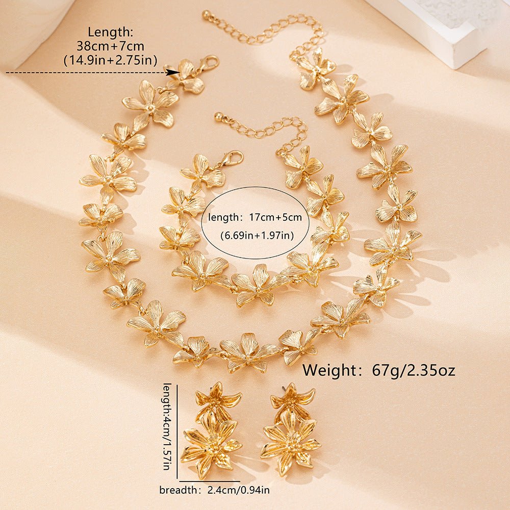 Mariam's Collection Artisan Floral Coordinating Jewelry Set (MAC326) — detail shot 6