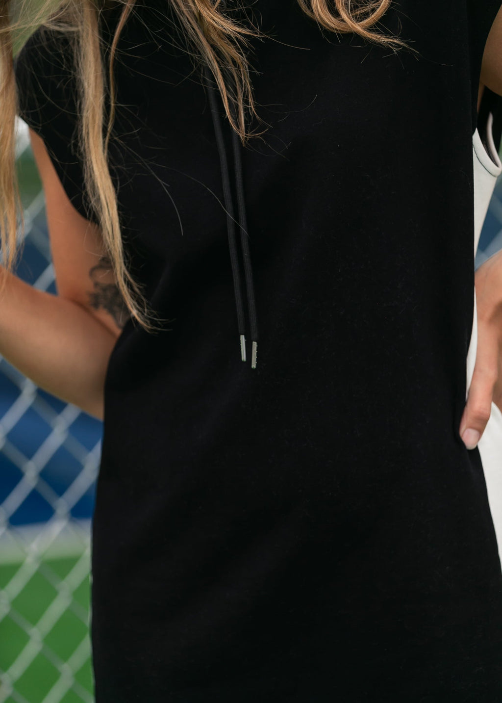 Inherit Co. Asher Hooded Sweatshirt Dress — main product shot