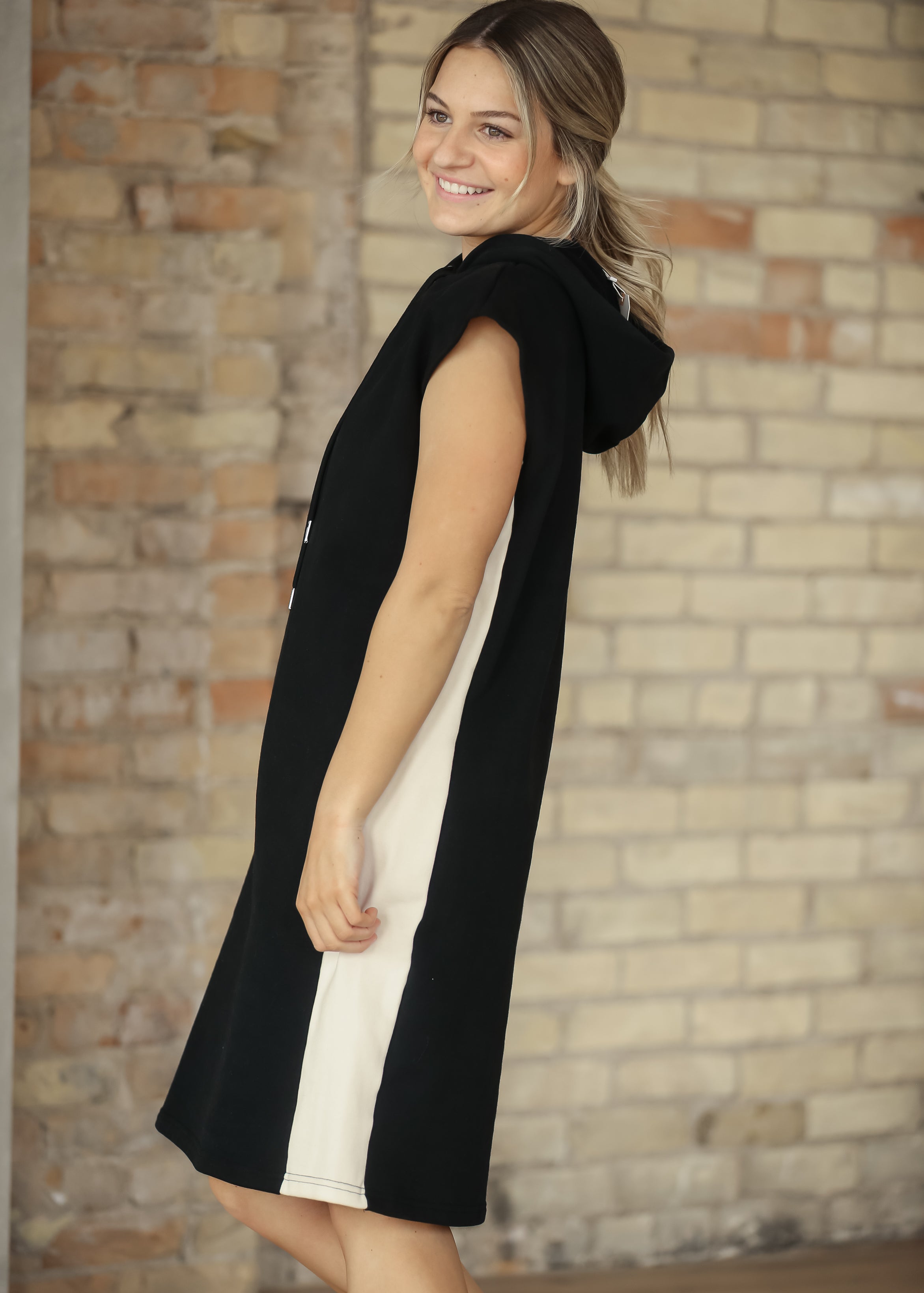 Inherit Co. Asher Hooded Sweatshirt Dress — packaging