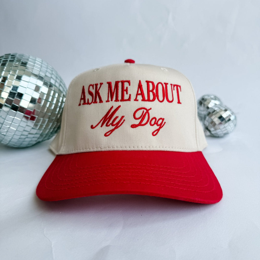 Coco & Rho Ask Me About My - Trucker Hat — detail close-up