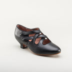 American Duchess Astoria Edwardian Leather Shoes (Black) — lifestyle context