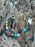 Wild Junkie Sterling Silver Jasper Turquoise Bracelet — main product shot