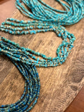 Wild Junkie Authentic Turquoise Chips Beaded Necklace — main product shot