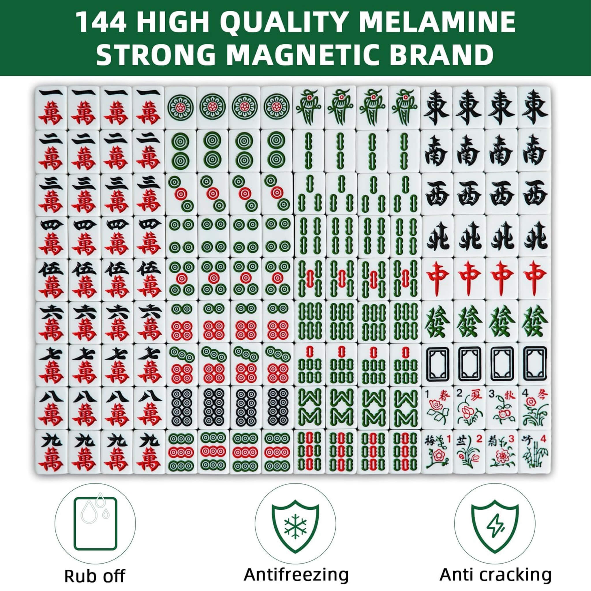 Automatic Foldable Chinese Mahjong Table Set With Two 144 Tile Sets (SAK31957) – SAKSBY WHOLESALE, view 6