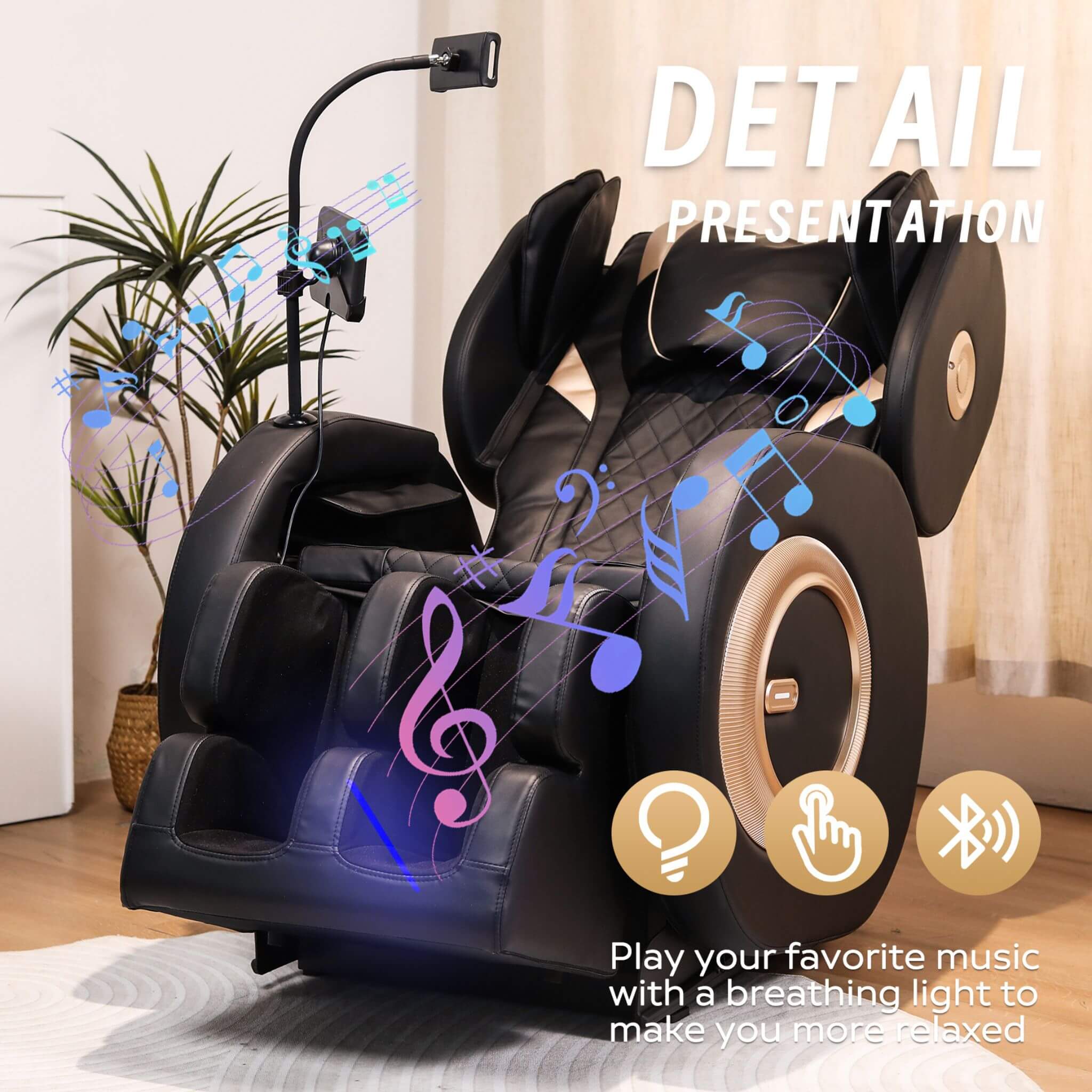 Airvana Tranquil Automatic Zero-Gravity Massage Recliner Chair With Full Body Air Pressure (SAK76018) – SAKSBY WHOLESALE, vie