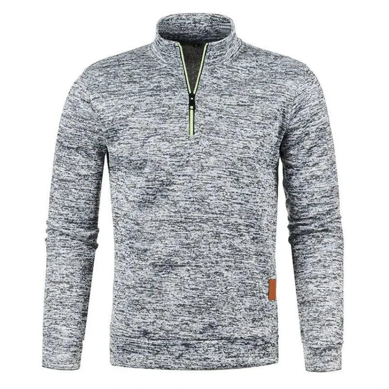 Men's Half Zipper Turtleneck Sweatshirt: Cozy and Stylish for Fall