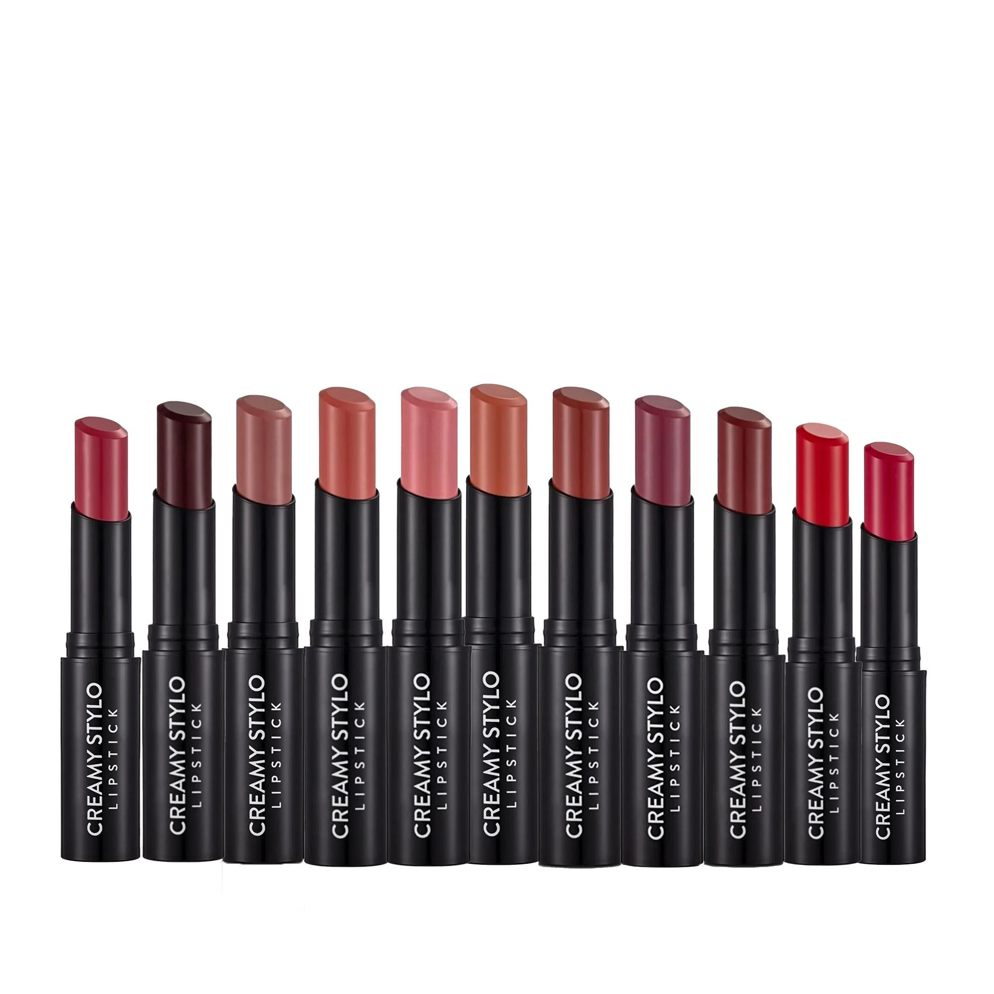 Flormar Creamy Stylo High Pigment Lipstick - Vibrant Color, Comfortable Wear, Semi-Gloss Finish