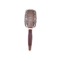 Olivia Garden NanoThermic FlexBoar Hair Brush - Advanced Styling Tool for Healthy Hair