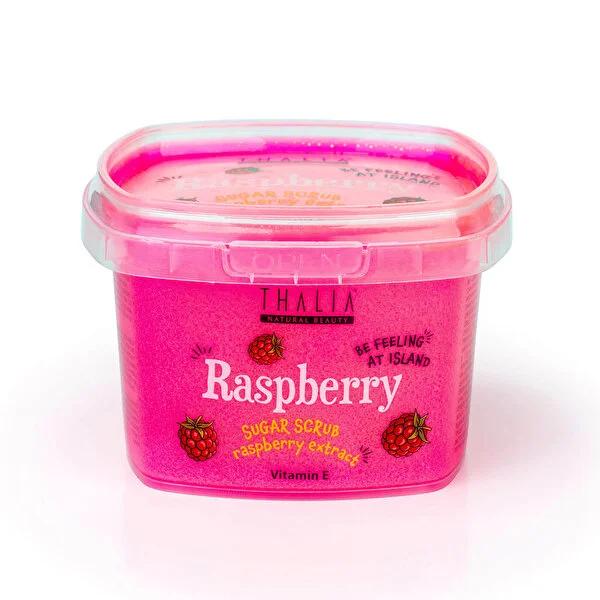 Thalia Natural Beauty Sugar Scrub Raspberry - 300g Paraben-Free Exfoliant for Smooth Skin