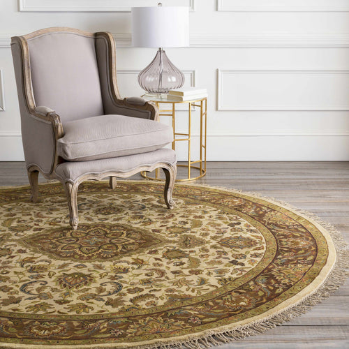 Azalia Premium Wool 8' Round Rug - Clearance – Boutique Rugs, view 2