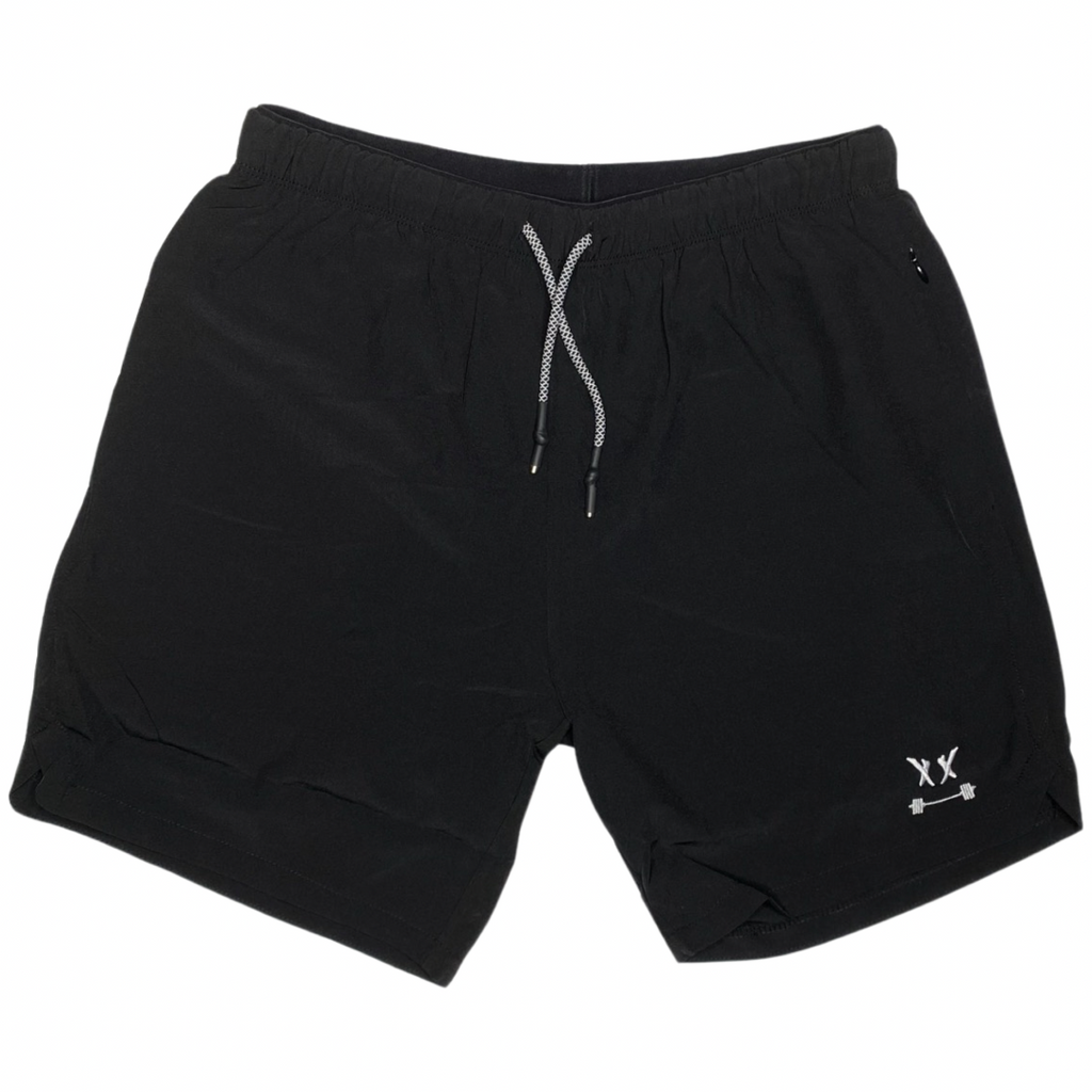 BLACKOUT BARBELL Men's Pro Short (Black) — main product shot