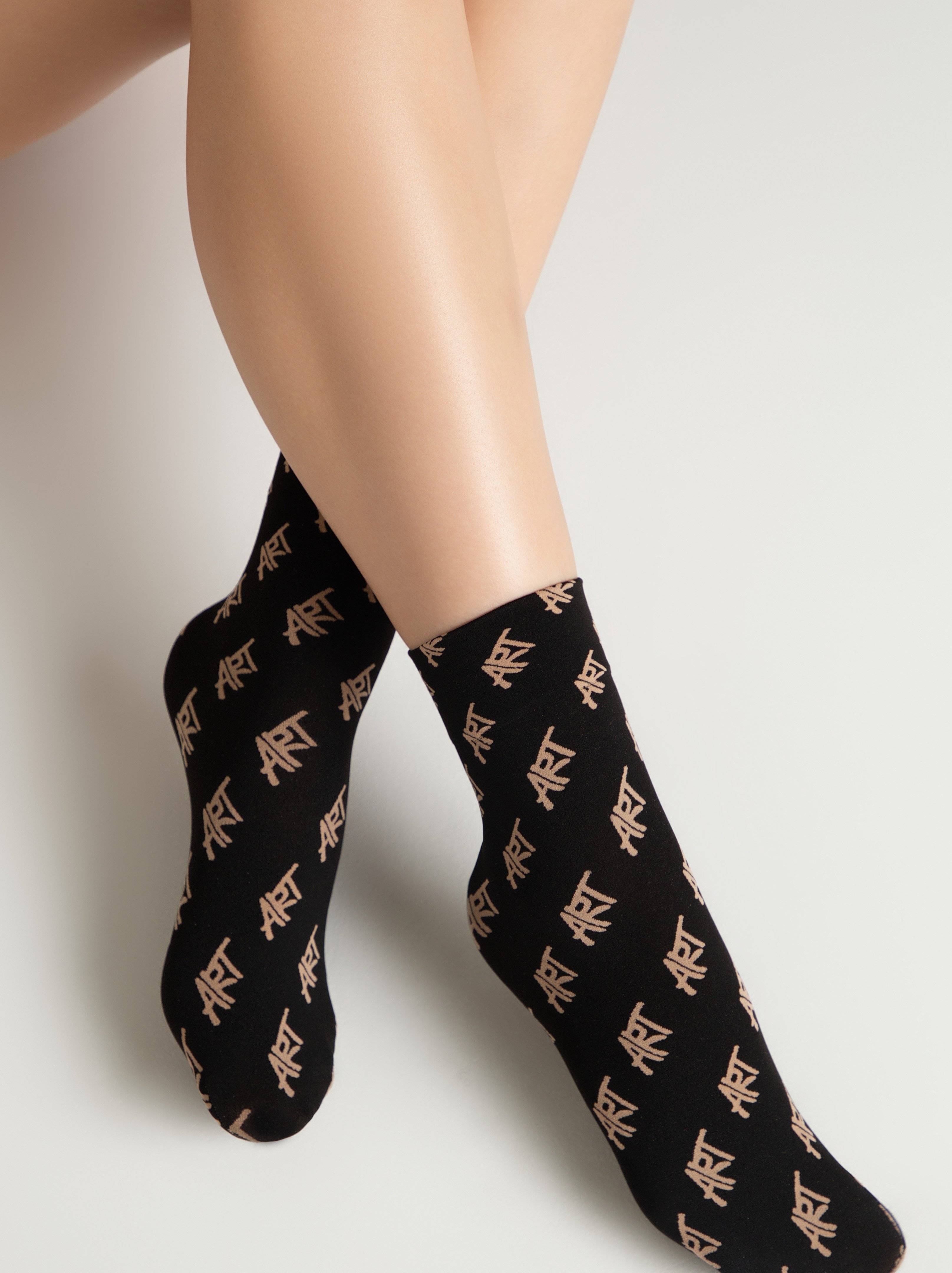 TheRanok.com Dense Socks Conte Fantasy - "Art" Designs — detail close-up