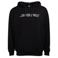 Santa Cruz Strip Chenille Pullover Hooded Mens Sweatshirt - Black by Skates USA