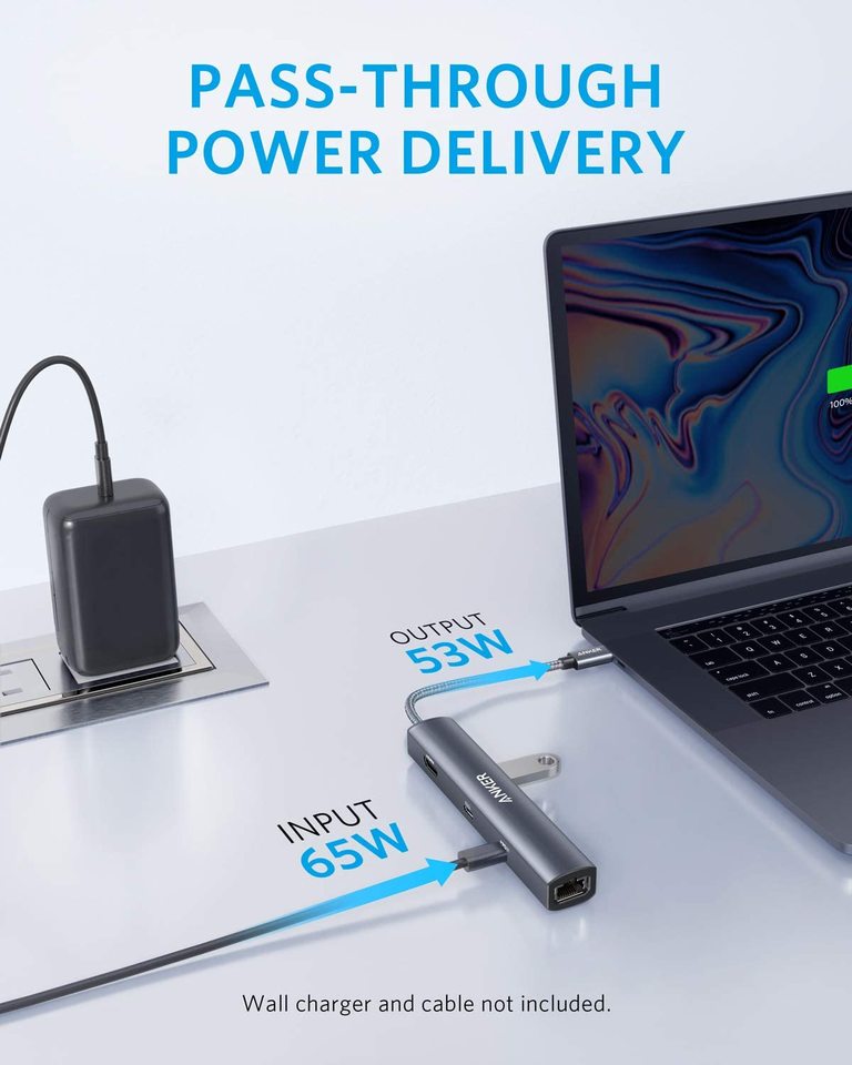 Anker <b>543</b> USB-C Hub (6-in-1, Slim), view 3
