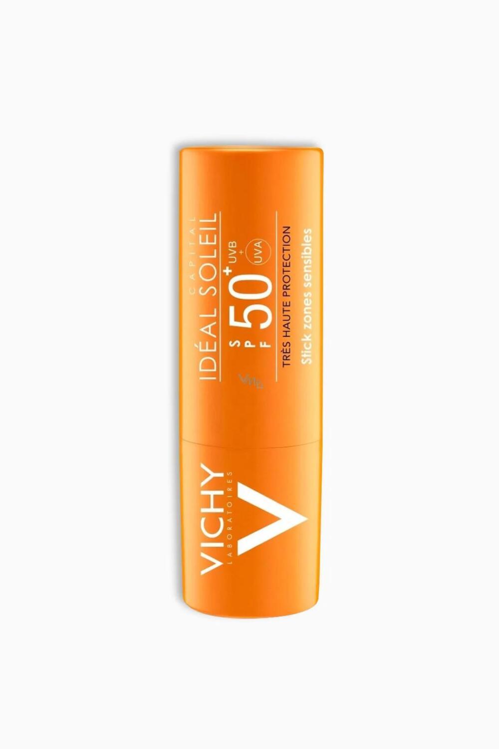 Vichy Capital Soleil SPF 50+ Sunscreen Stick - High SPF Sun Protection for Sensitive Skin