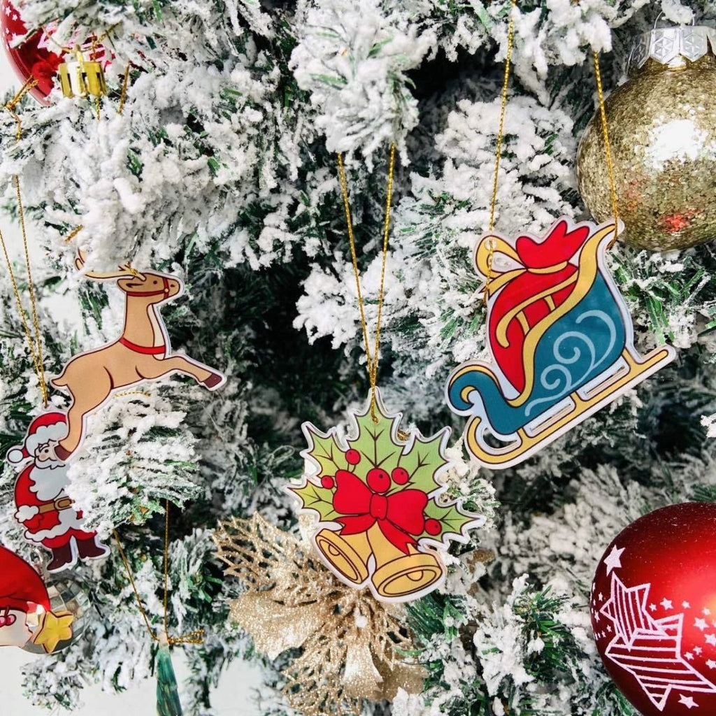Mandotos Christmas Car Pendant Hanging Ornament for Car and Home Decoration Festive Holiday Decor