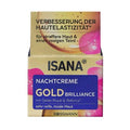Isana Gold Brilliance: Anti-Aging Night Cream for Mature 65+ Skin - Intensive Hydration, Royal Jelly & Macadamia Nut Oil for Improved Elasticity & Firmness