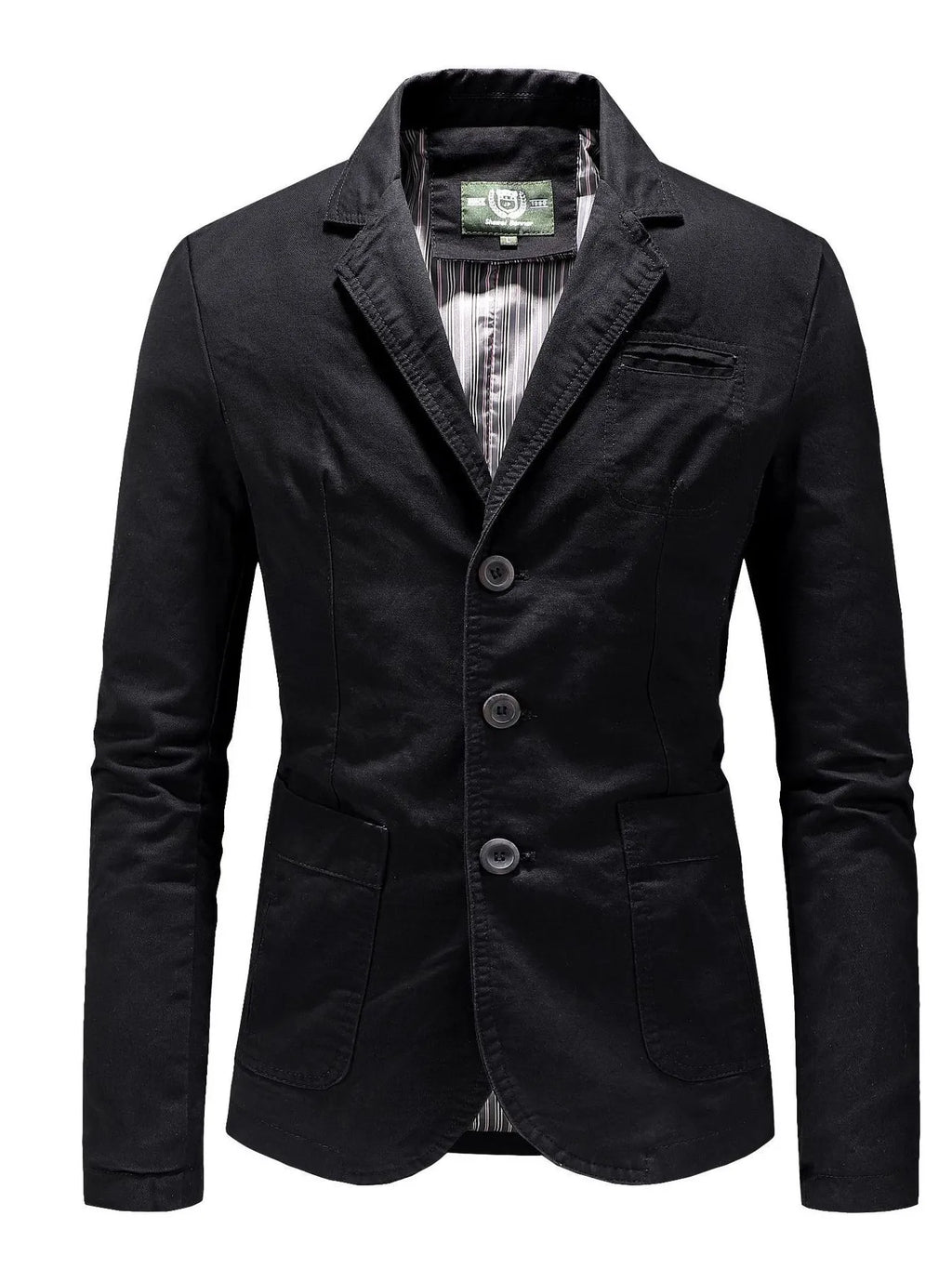 Men's Plus Size Casual Button Up Blazer