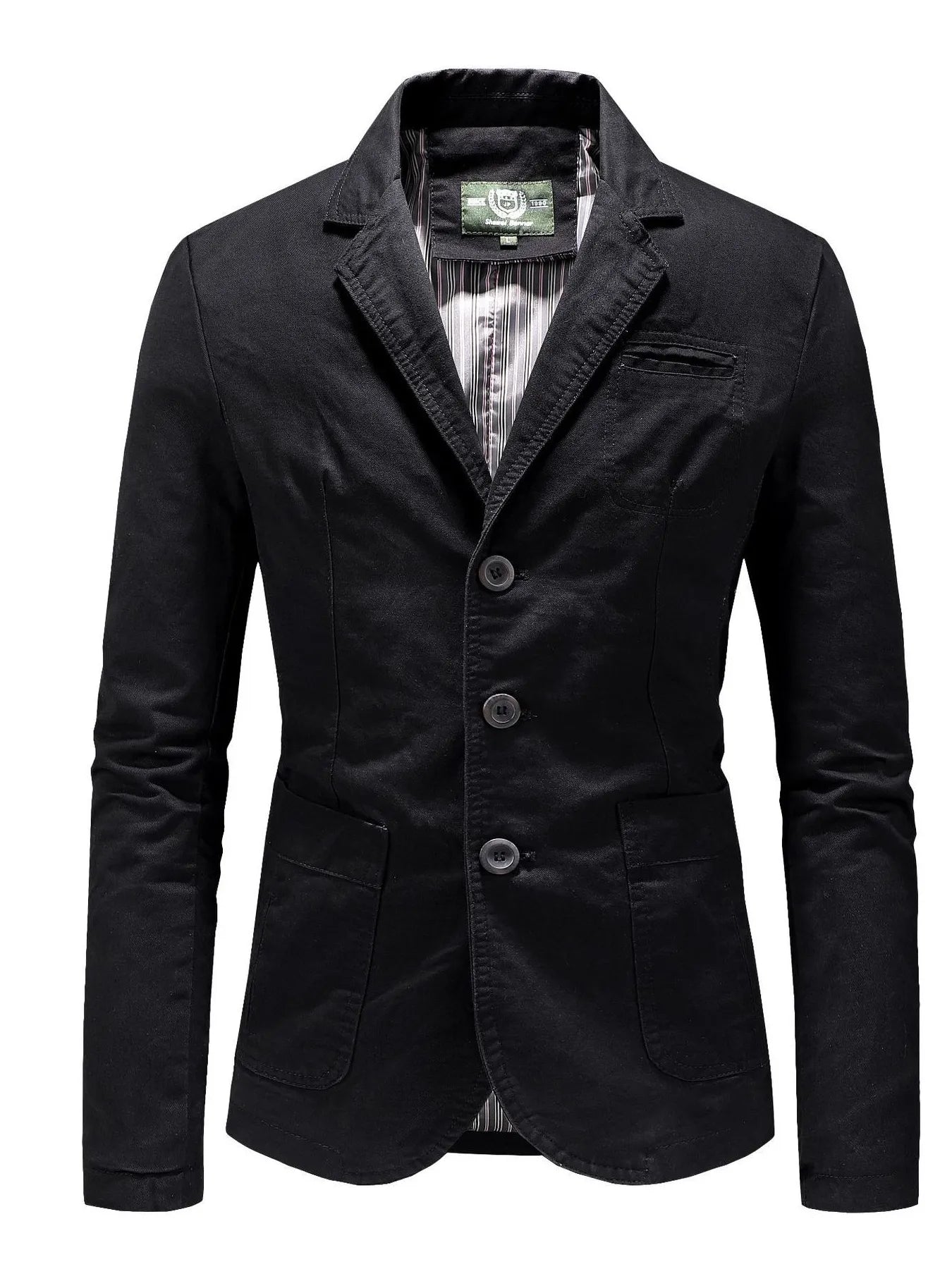 Men's Plus Size Casual Button Up Blazer