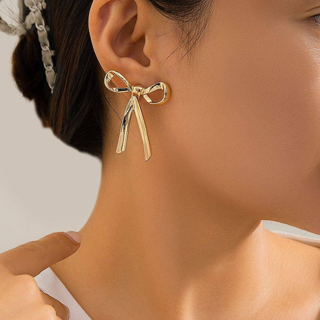 Pretty Little Patriot Pretty Little Patriot Bow earrings — construction detail