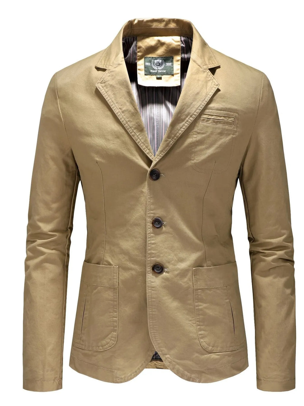 Men's Plus Size Casual Button Up Blazer