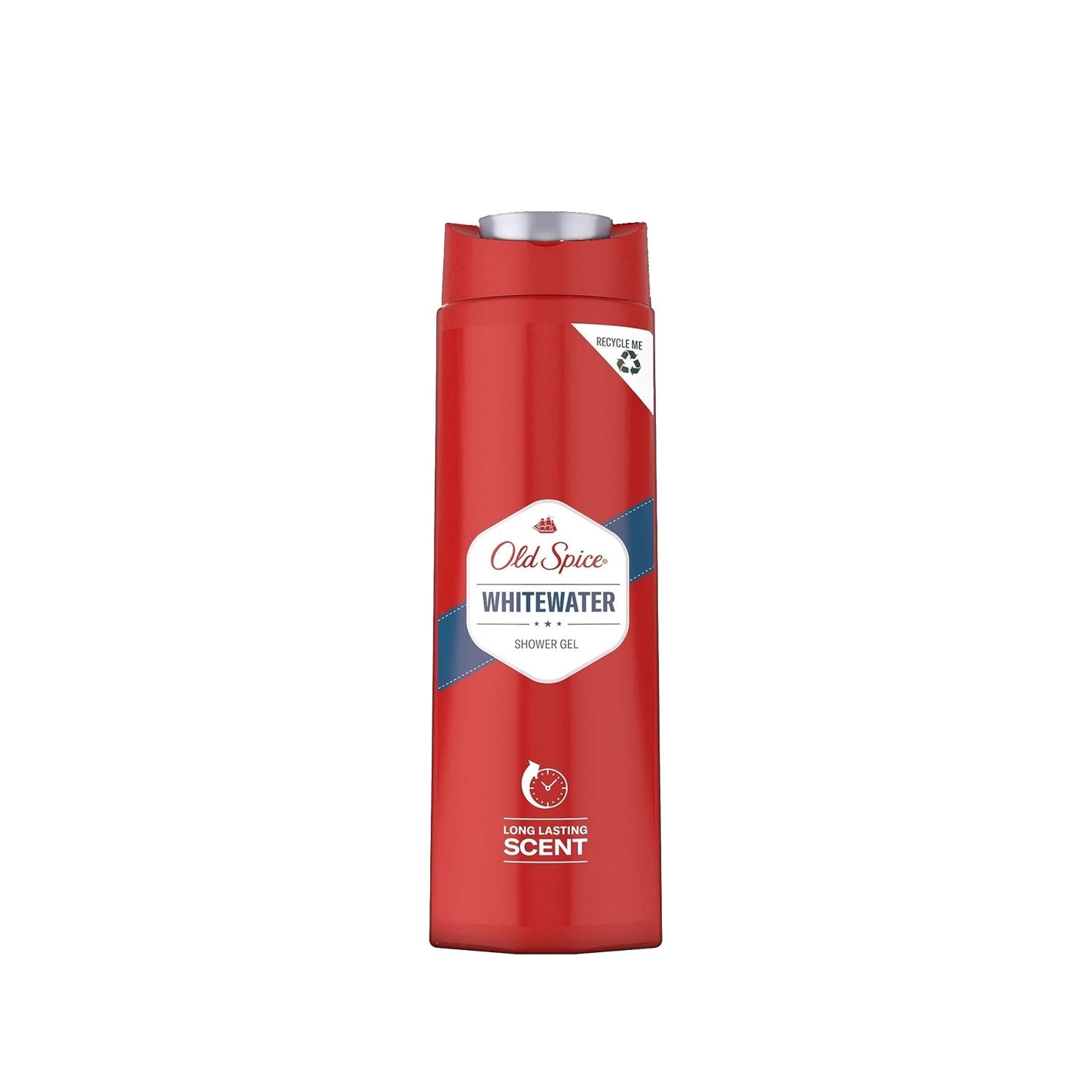 Old Spice Whitewater 2-in-1 Shower Gel and Shampoo for Men - 8.45 fl oz - Convenient Men's Grooming