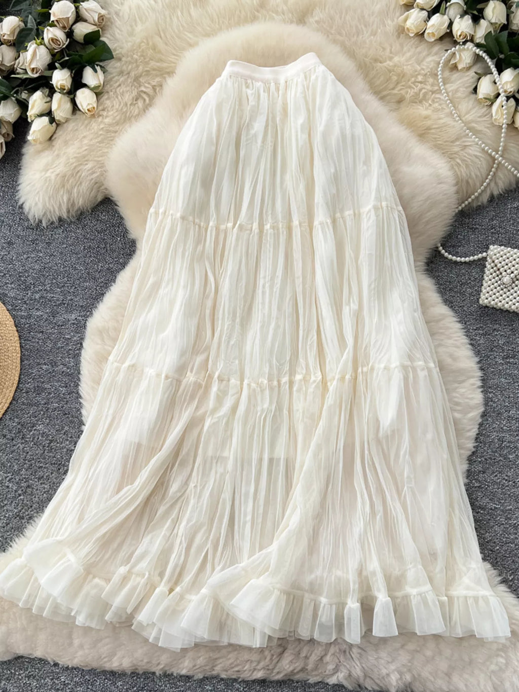 Tiered Tulle Skirt