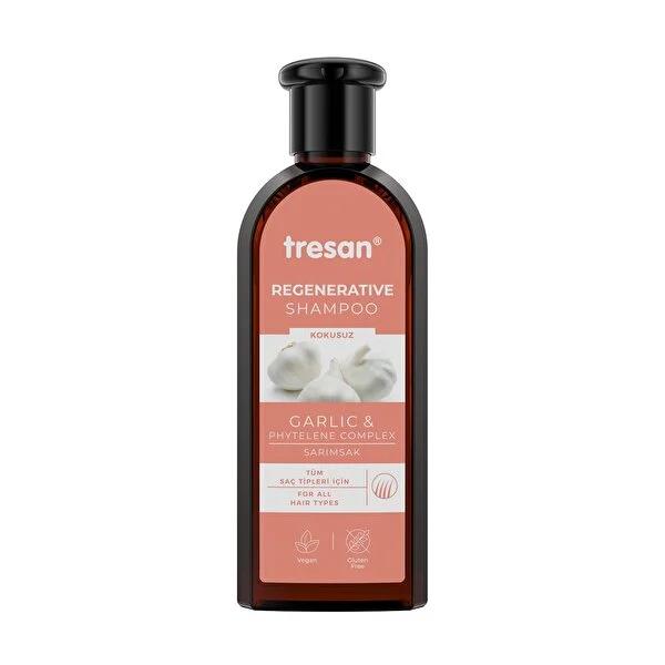 Tresan Garlic Shampoo 10.14 fl oz - Natural Hair Care for Damaged Hair