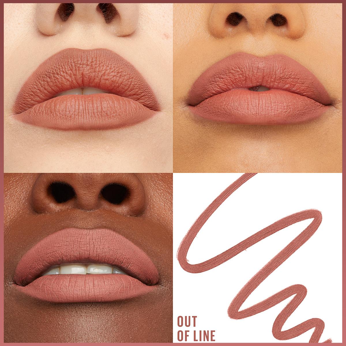 Maybelline New York Lifter Liner Lip Liner - Precise Definition, Long-Lasting, Jojoba Oil & Hyaluronic Acid