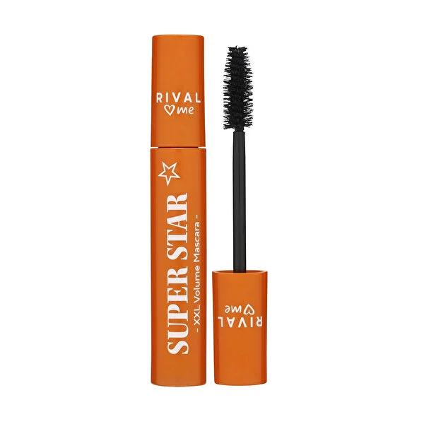 Rival Loves Me XXL Volume Mascara - Black, Volumizing, 2-Zone Brush, 0.44 fl oz