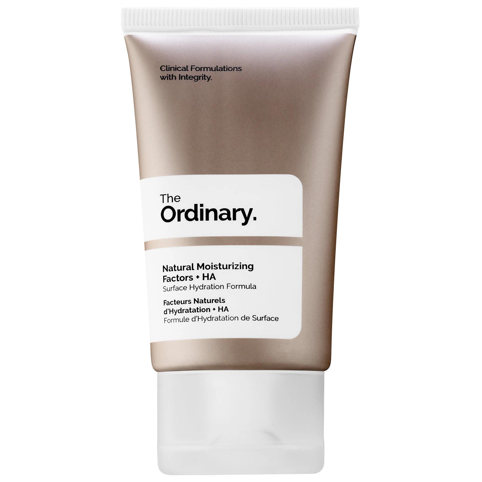 Mini Natural Moisturizing Factors + HA: Vegan, Cruelty-Free Hydration for Dry, Sensitive Skin | Non-Greasy, Paraben & Sulfate Free Moisturizer