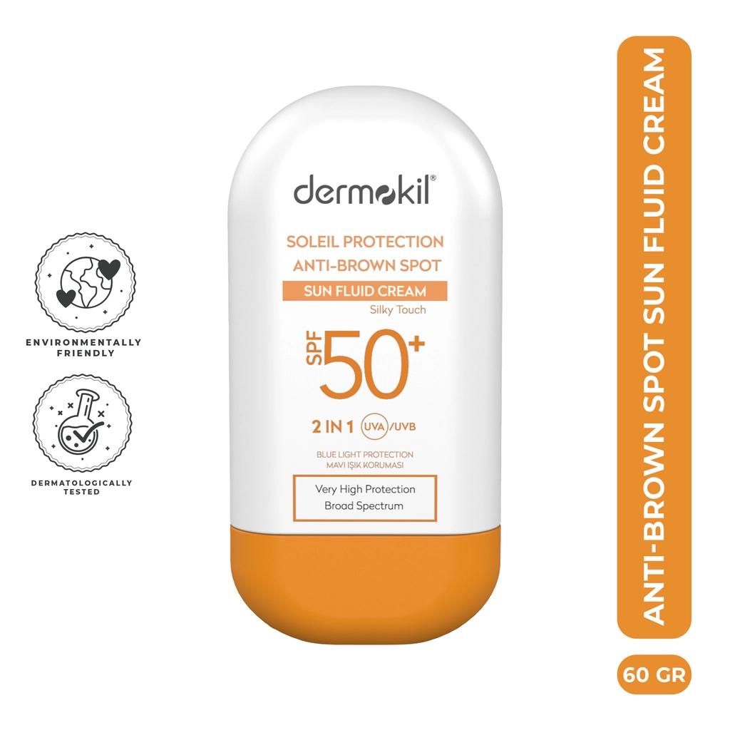 Dermokil Soleil Protection Anti-Brown Spot Sun Fluid Cream 50+SPF 6...