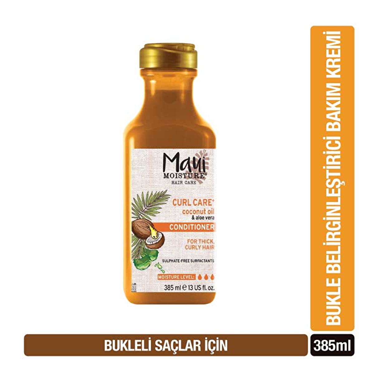 Maui Moisture Coconut Oil Curl Quench + Smoothie Hair Conditioner: Vegan, Sulfate-Free for Defined & Hydrated Curls (13 fl oz)