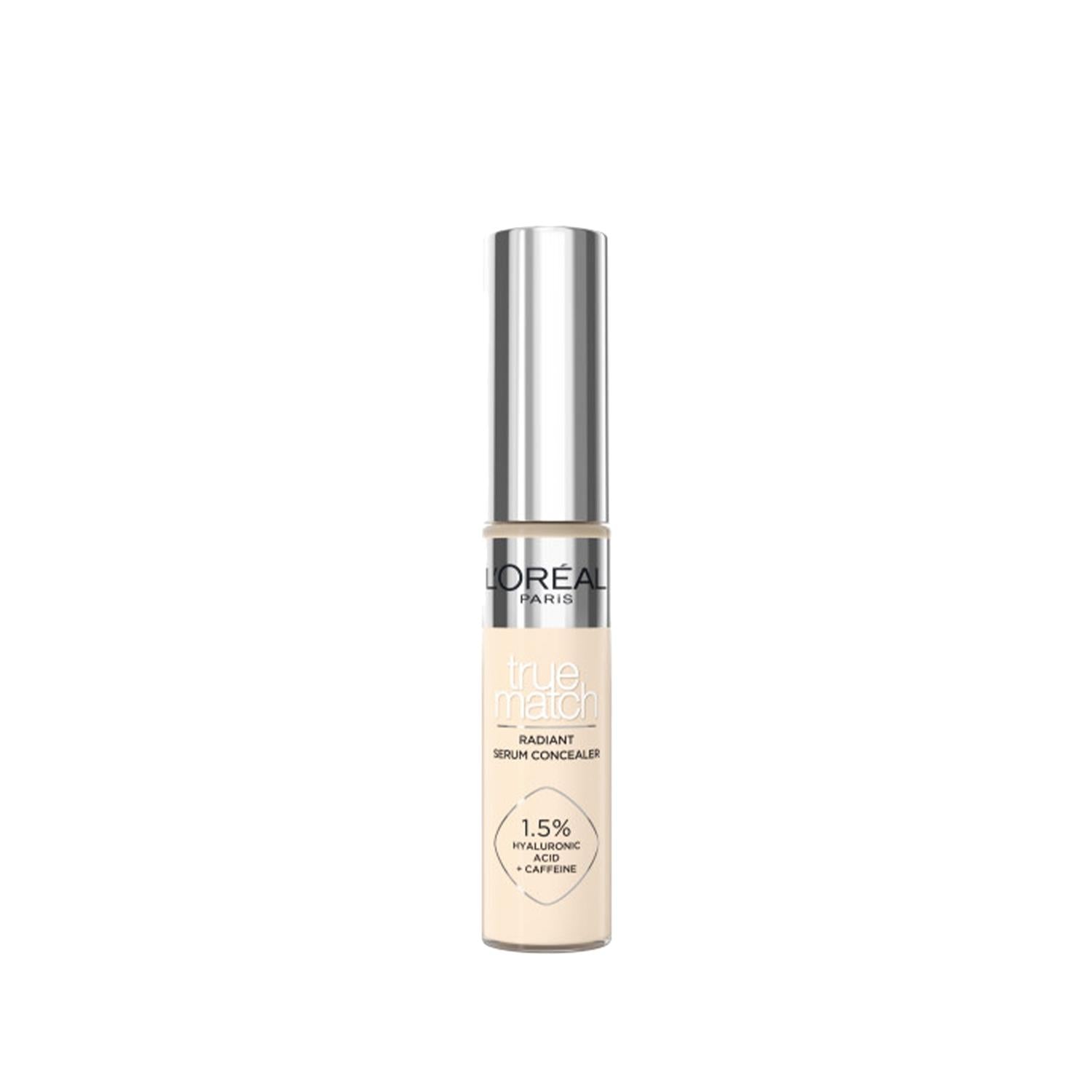 Loreal Paris True Match Concealer - Brightening Serum Formula for Natural Coverage (1N, 0.37 fl oz)