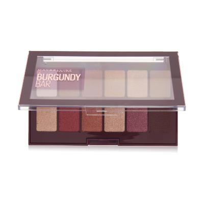 Maybelline New York The Burgundy Bar Eyeshadow Palette - 12 Versatile Burgundy and Bronze Shades for Multiple Eye Makeup Looks