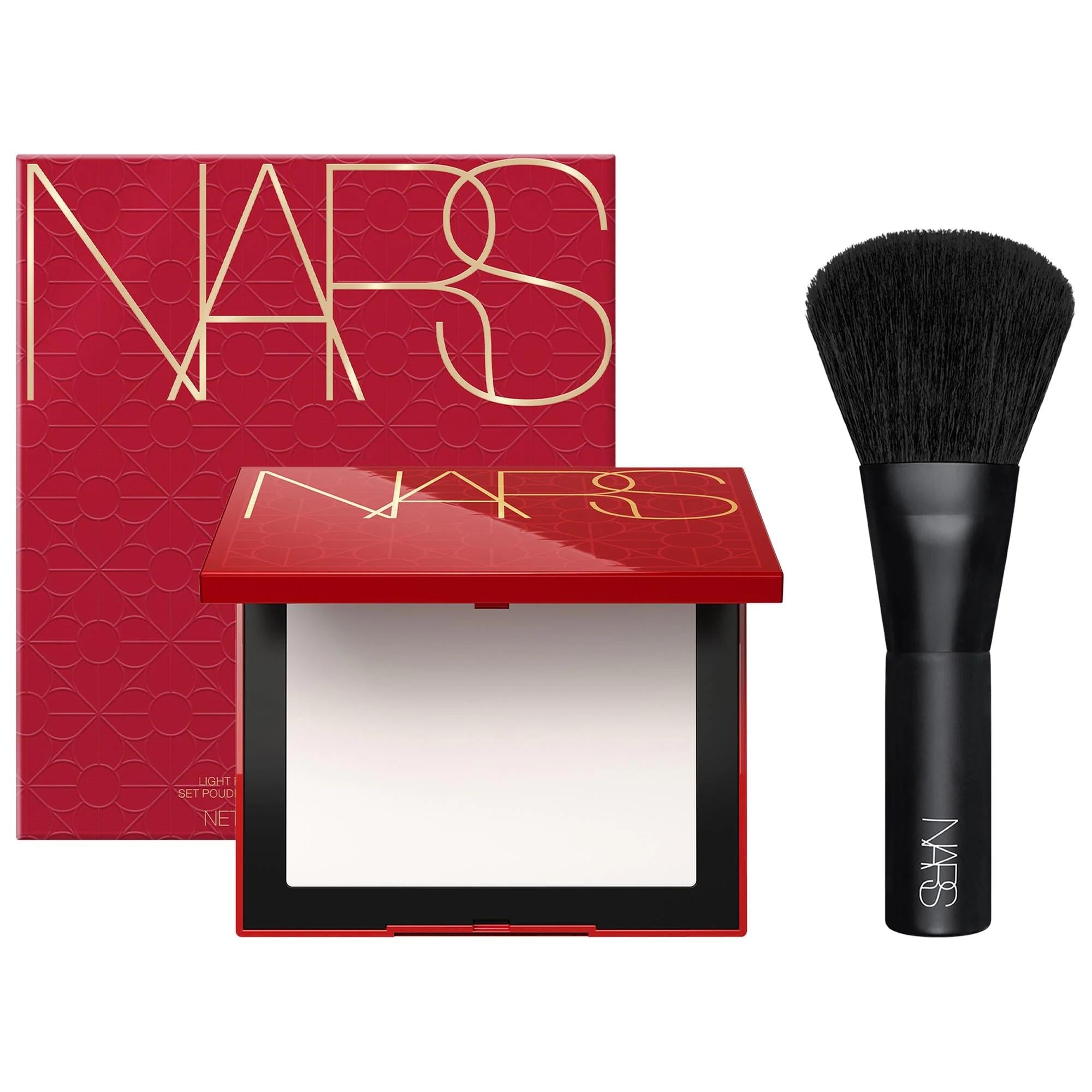NARS Light Reflecting Lunar New Year Setting Powder Set: Translucent, Radiant Finish, No Flashback - Includes Mini Brush