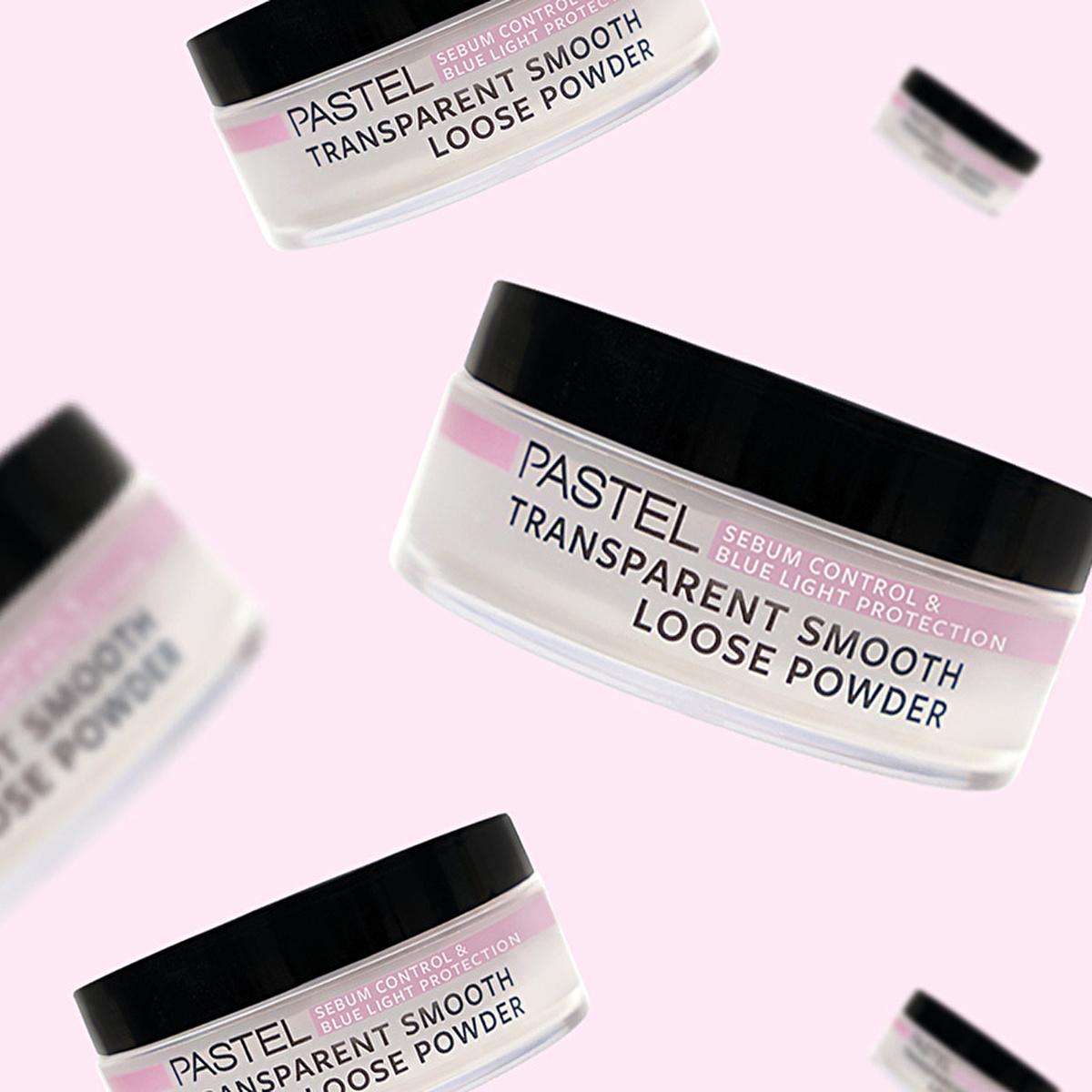 Pastel Loose Face Powder - Sebum Control, Blue Light Protection & Long Lasting Matte Finish - Transparent Setting Powder