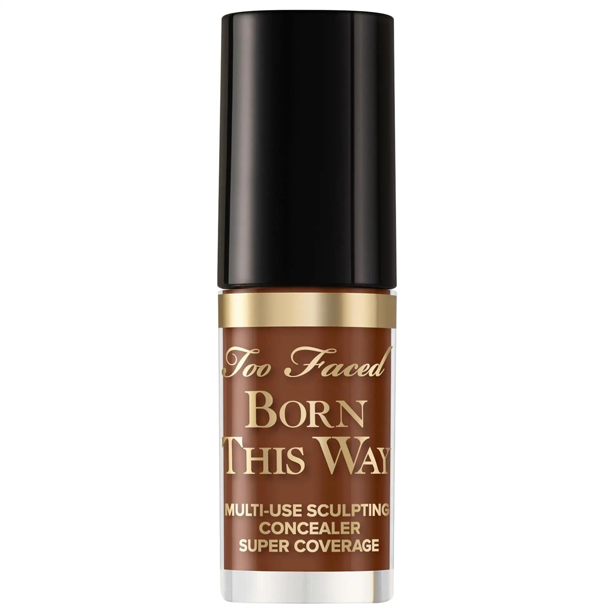 Too Faced Mini Born This Way Concealer: Full Coverage, Natural Finish, Vegan & Cruelty-Free - Hydrating, Multi-Use Imperfection Camouflage