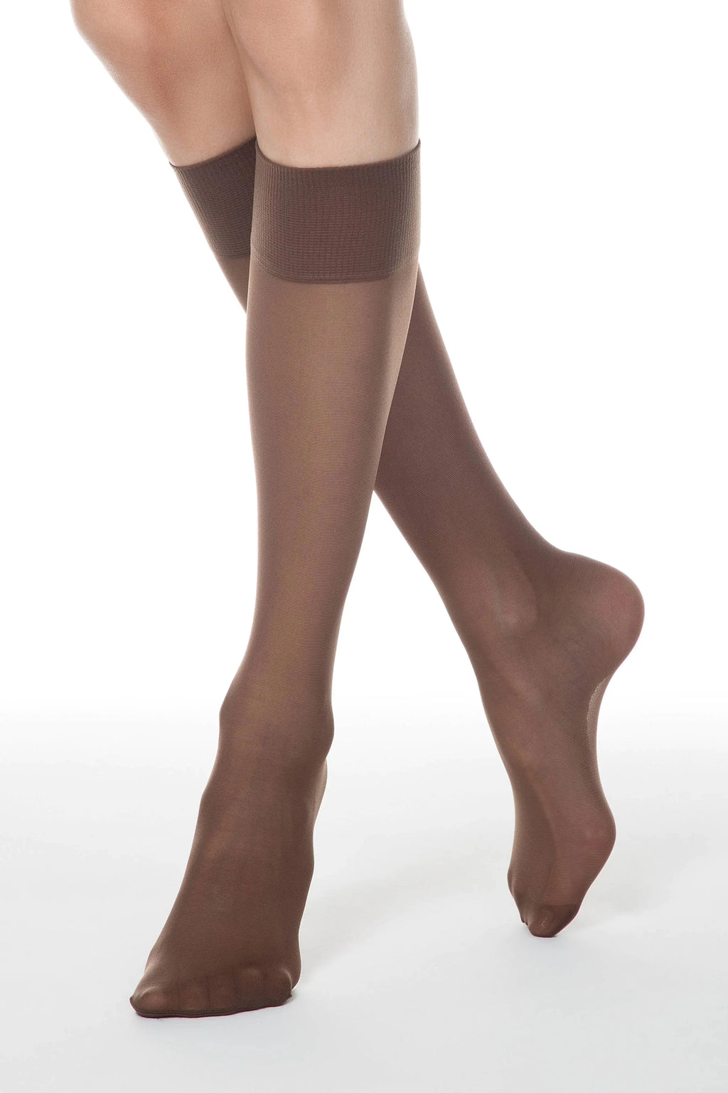 TheRanok.com Knee Highs Conte Tension 40 Den (2 pairs) — in-use photo