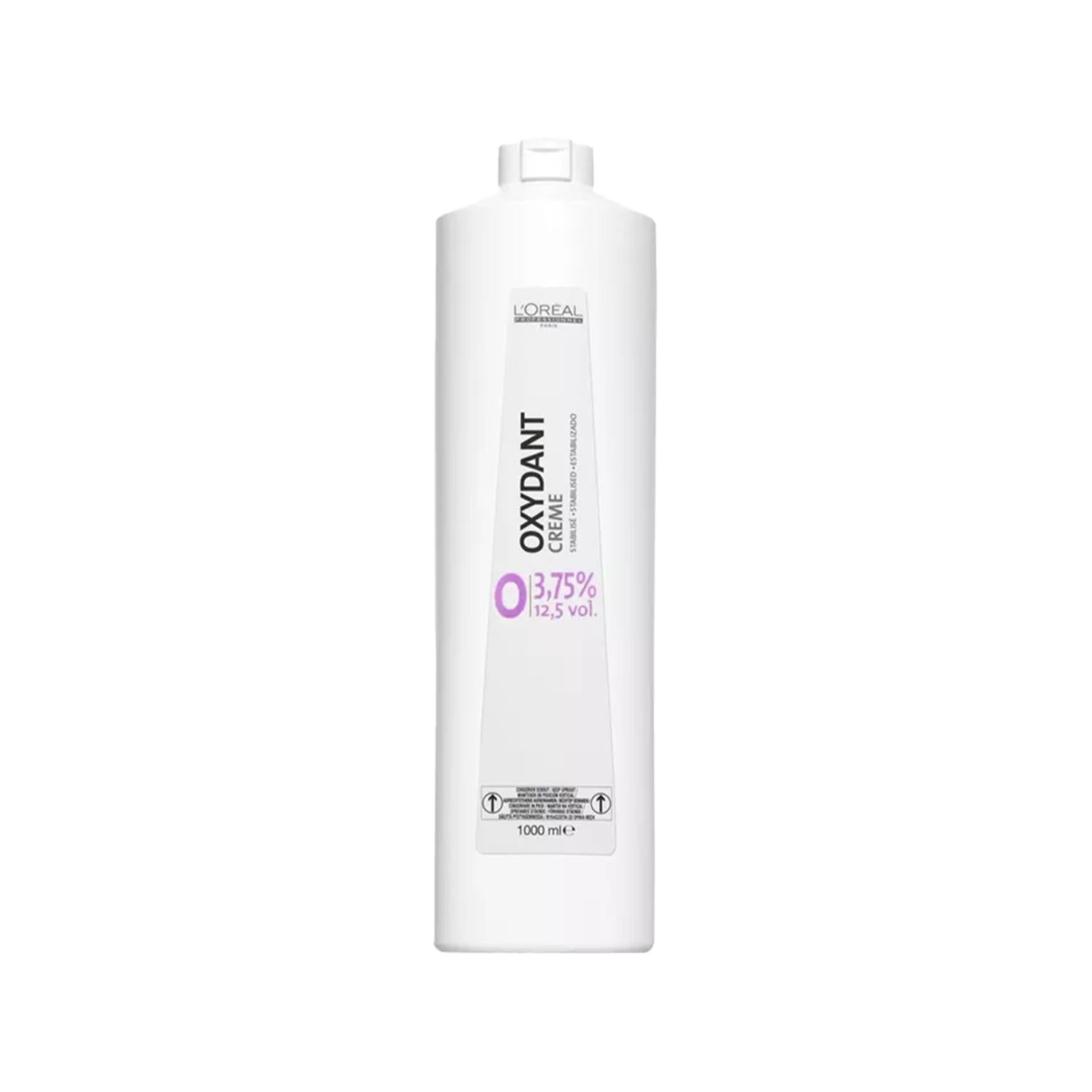 Loreal Professionnel Oxidant Cream: Gentle 12.5 Vol Hair Dye Developer for Professional Salon Use, Optimal Color Results, 1000ml